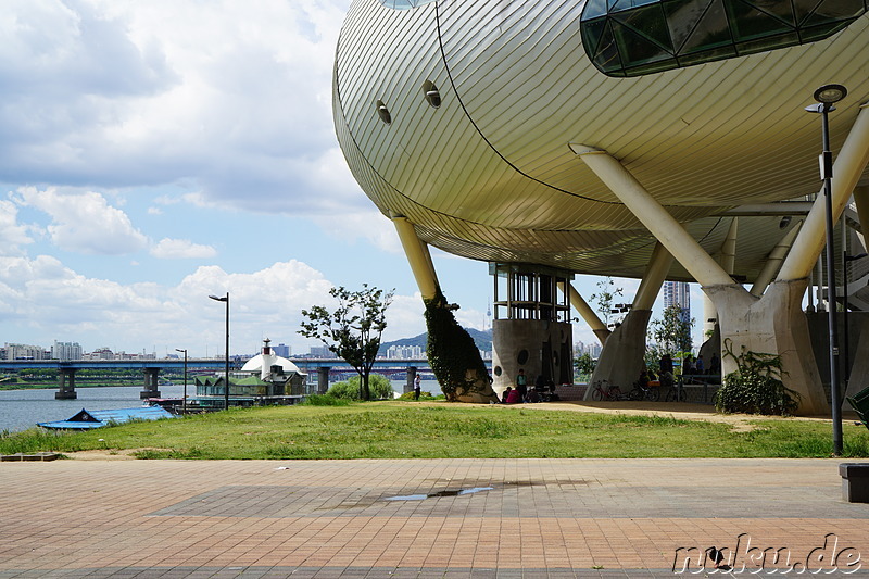 Ttukseom Resort am Han Fluss in Seoul, Korea