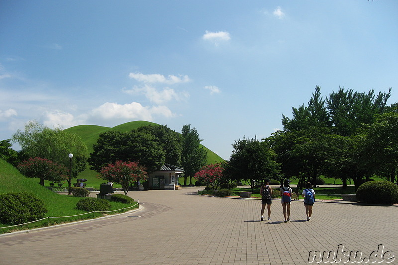 Tumuli Park in Gyeongju, Korea