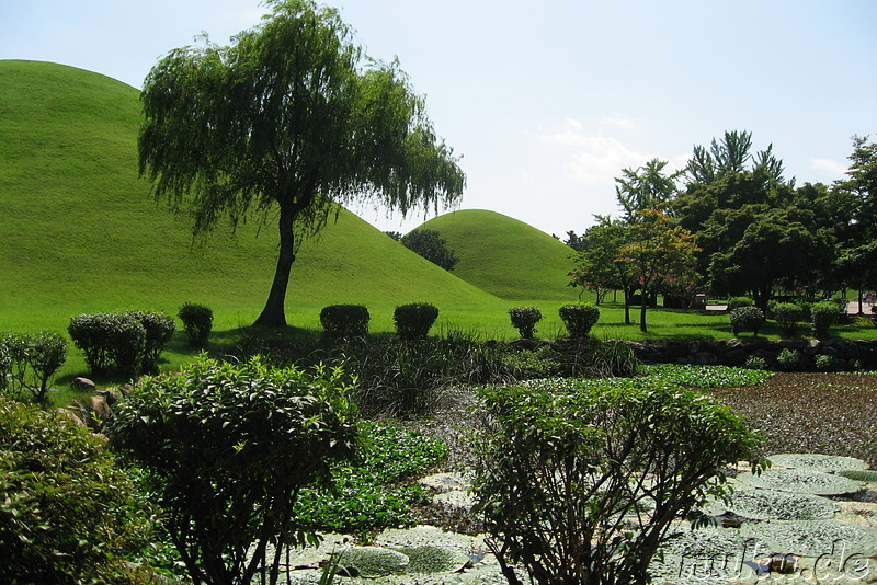 Tumuli Park in Gyeongju, Korea