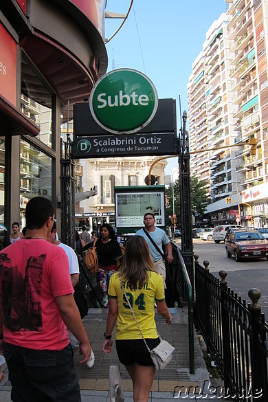 U-Bahnstation in Buenos Aires, Argentinien