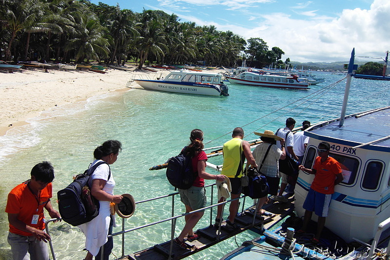 Überfahrt von Boracay nach Caticlan