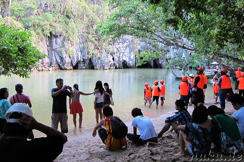 Underground River (Subterranean River National Park) in Sabang, Palawan, Philippinen