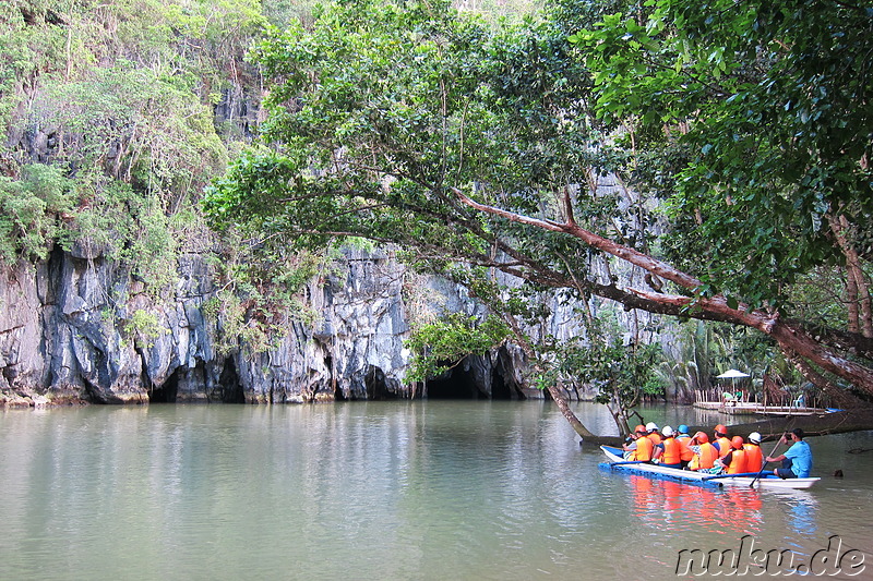 Underground River (Subterranean River National Park) in Sabang, Palawan, Philippinen