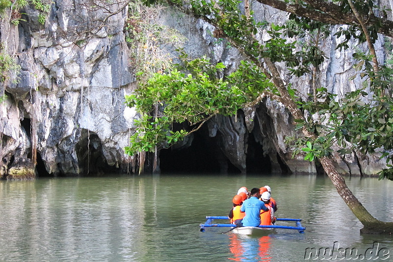 Underground River (Subterranean River National Park) in Sabang, Palawan, Philippinen