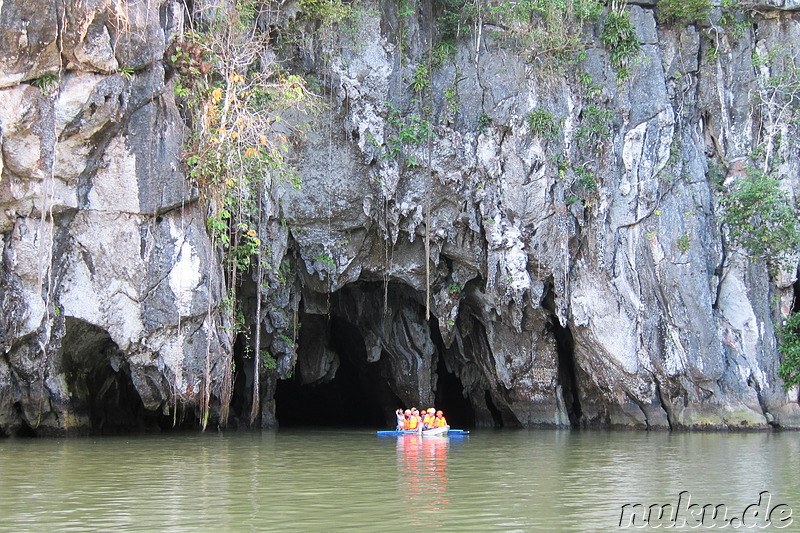 Underground River (Subterranean River National Park) in Sabang, Palawan, Philippinen