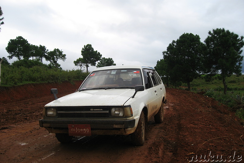 Unser "Taxi" in Burma