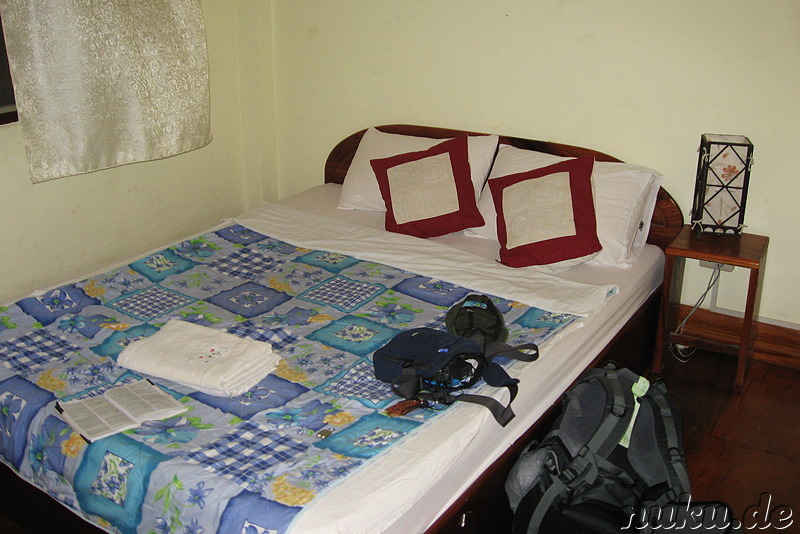 Unser Zimmer im Namsok Guest House