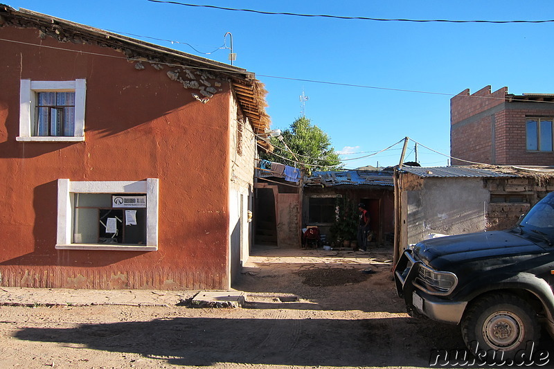 Unsere Unterkunft für die zweite Nacht in Culpina, Bolivien