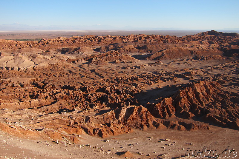 Valle de la Luna, Cordillera de la Sal, Atacamawüste, Chile