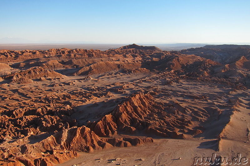 Valle de la Luna, Cordillera de la Sal, Atacamawüste, Chile