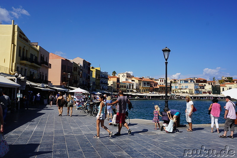 Venezianischer Hafen in Chania auf Kreta, Griechenland