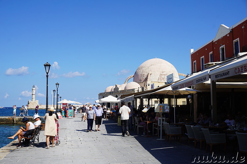 Venezianischer Hafen in Chania auf Kreta, Griechenland