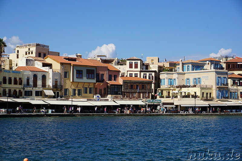 Venezianischer Hafen in Chania auf Kreta, Griechenland