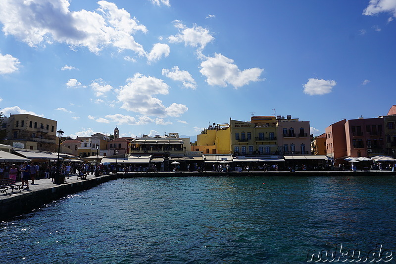 Venezianischer Hafen in Chania auf Kreta, Griechenland