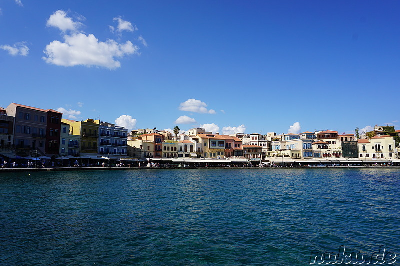 Venezianischer Hafen in Chania auf Kreta, Griechenland