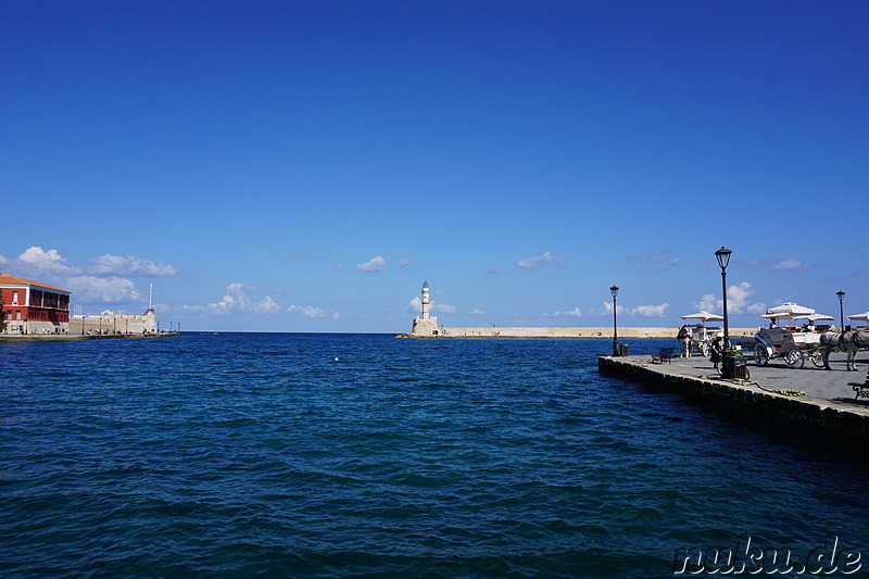 Venezianischer Hafen in Chania auf Kreta, Griechenland