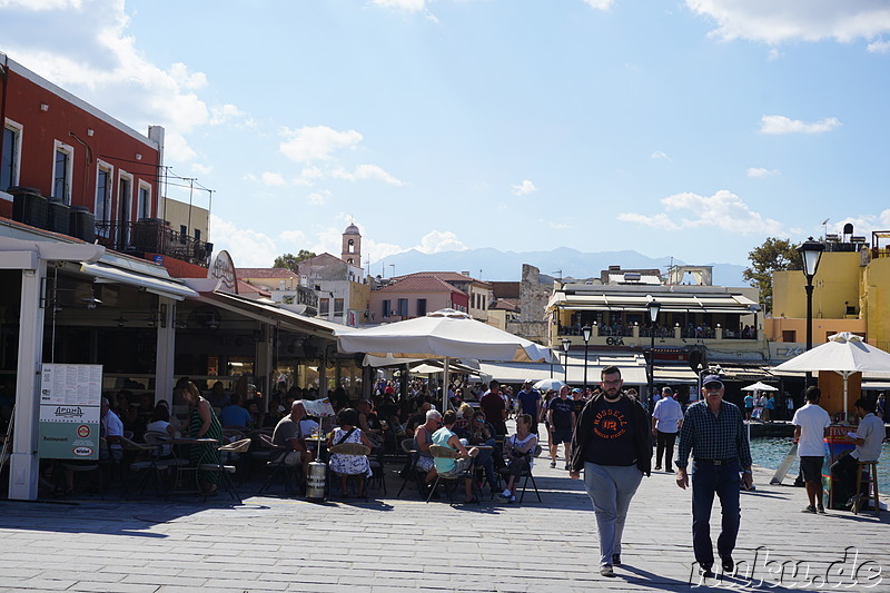 Venezianischer Hafen in Chania auf Kreta, Griechenland