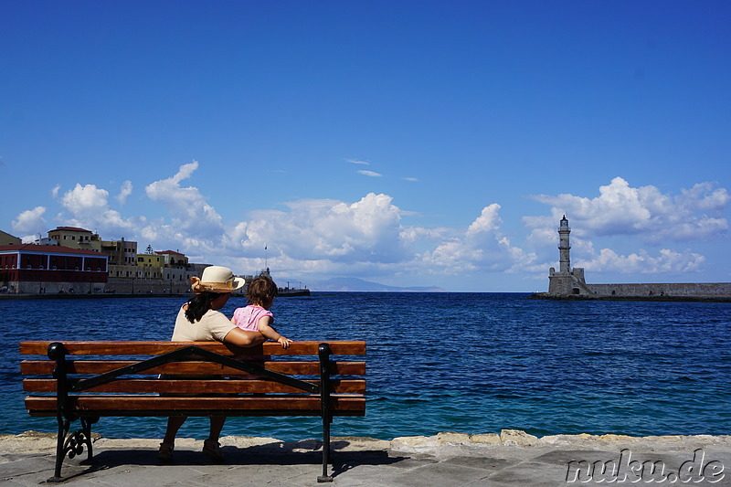 Venezianischer Hafen in Chania auf Kreta, Griechenland