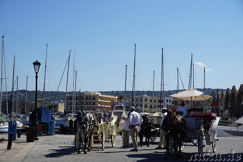 Venezianischer Hafen in Chania auf Kreta, Griechenland