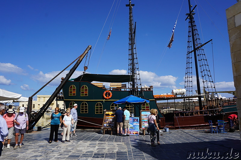 Venezianischer Hafen in Rethymno auf Kreta, Griechenland