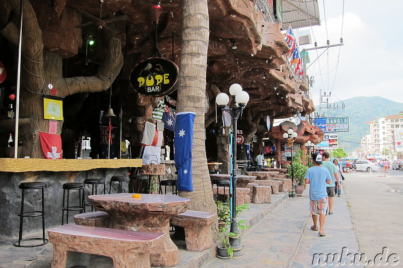 Vergnügungsviertel am Patong Beach, Phuket, Thailand