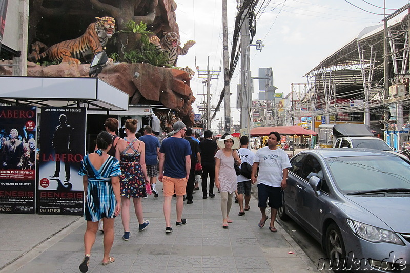 Vergnügungsviertel am Patong Beach, Phuket, Thailand