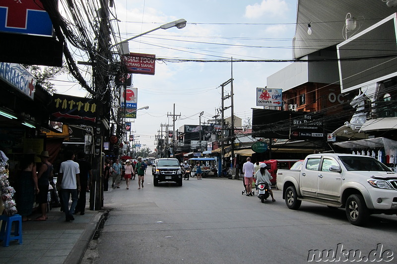 Vergnügungsviertel am Patong Beach, Phuket, Thailand