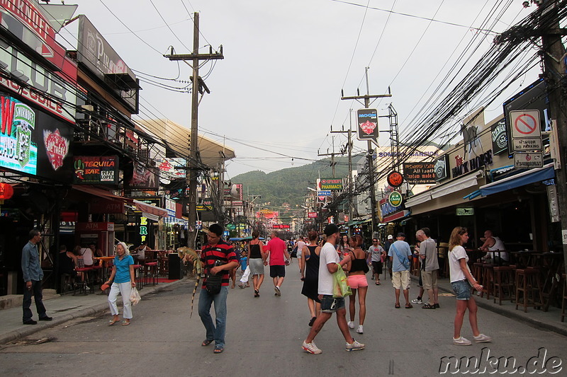 Vergnügungsviertel am Patong Beach, Phuket, Thailand