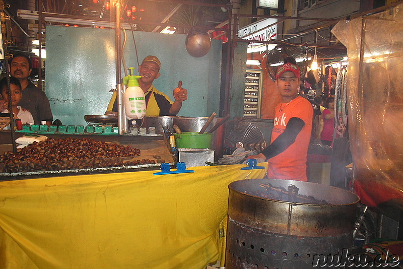 Verkäufer in Kuala Lumpurs Chinatown