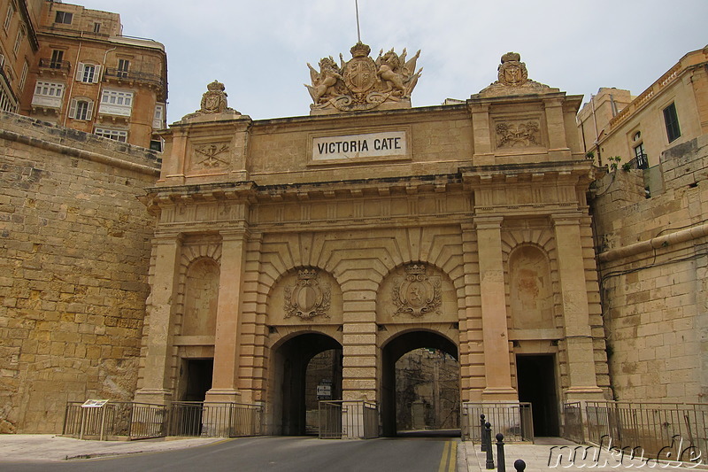 Victoria Gate in Valletta, Malta