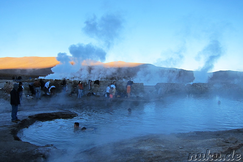 Volcanic Hot Springs, Atacamawüste, Chile