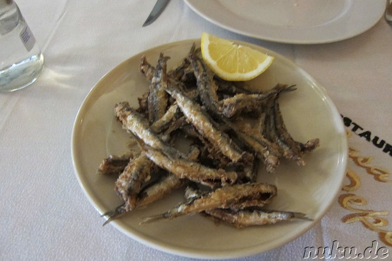 Vorspeise im Restaurant Casa Pepe in Alicante, Spanien