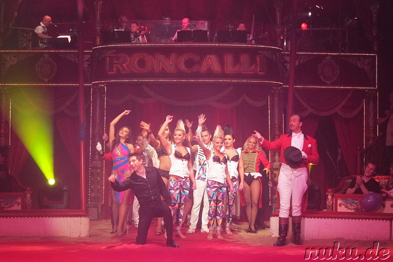 Vorstellung von Zirkus Roncalli in Nürnberg