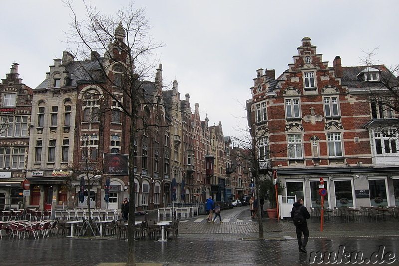 Vrijdagmarkt in Gent, Belgien