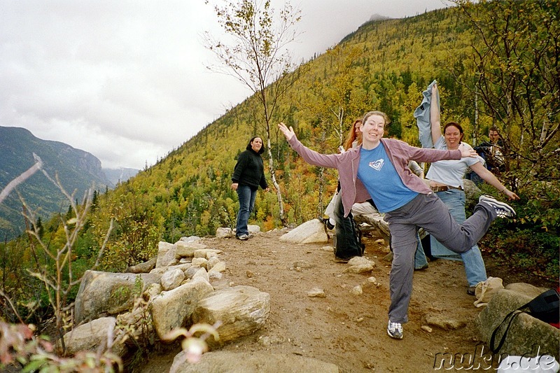 Wandern im Hautes-Gorges-de-la-Riviere-Malbaie National Park, Kanada