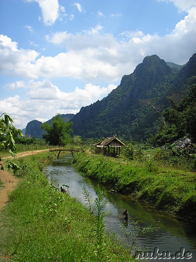 Wandern in Vang Vieng, Laos