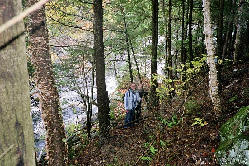 Wanderung im Algonquin Provincial Park in Ontario, Kanada