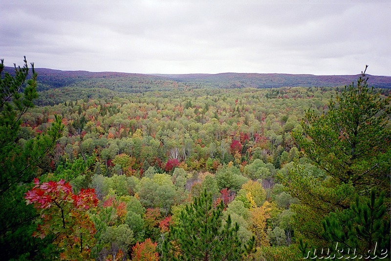 Wanderung im Algonquin Provincial Park in Ontario, Kanada