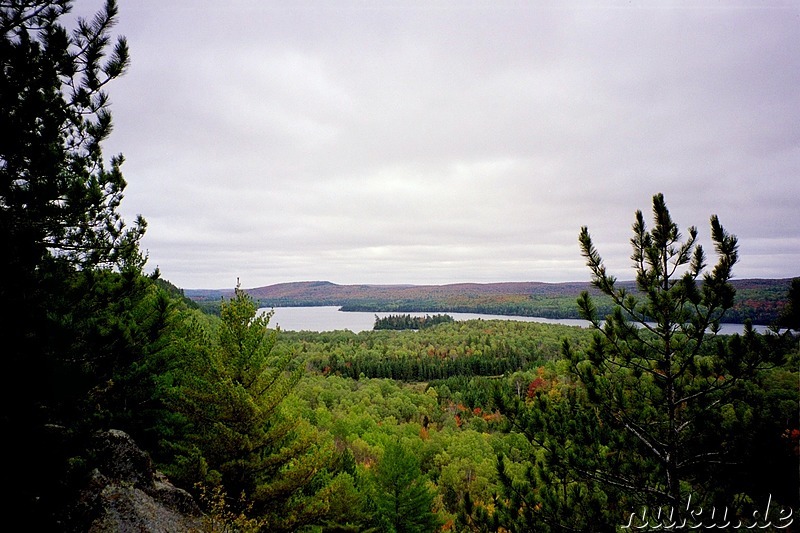 Wanderung im Algonquin Provincial Park in Ontario, Kanada