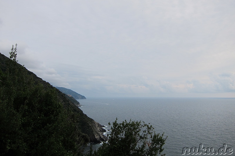 Wanderung von Vernazza nach Corniglia in Italien