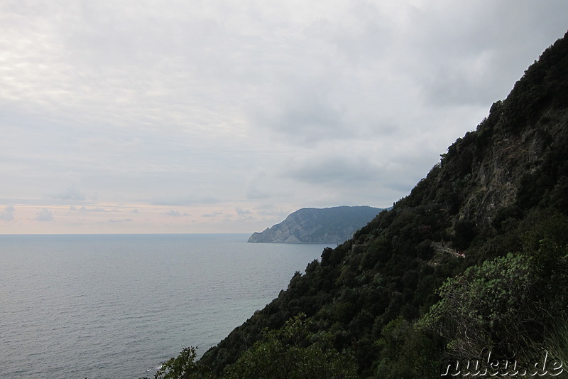 Wanderung von Vernazza nach Corniglia in Italien