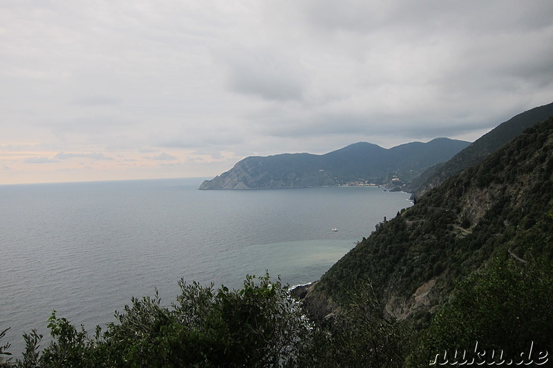 Wanderung von Vernazza nach Corniglia in Italien