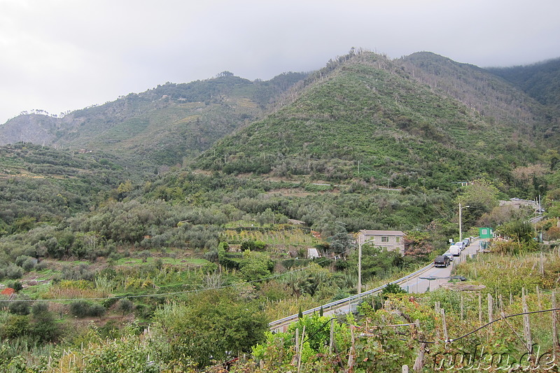 Wanderung von Vernazza nach Corniglia in Italien