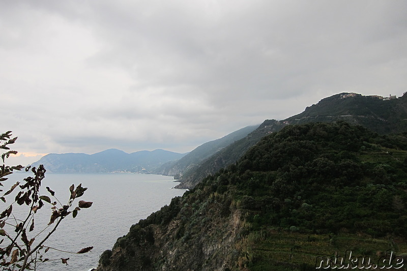 Wanderung von Vernazza nach Corniglia in Italien