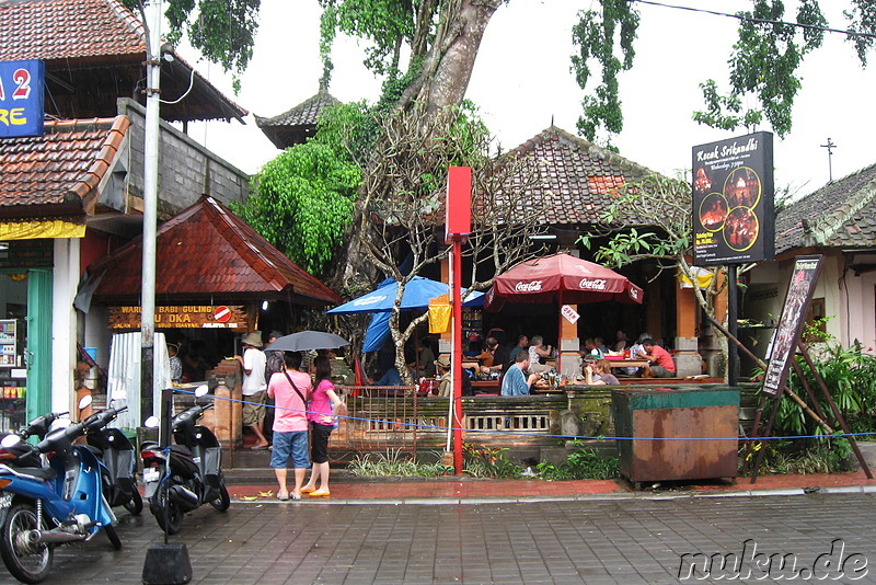 Warung Ibu Oka in Ubud, Bali, Indonesien