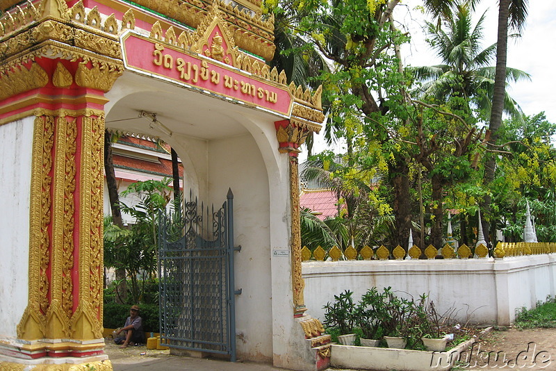 Wat Xieng Nyeun Tempel, Vientiane, Laos