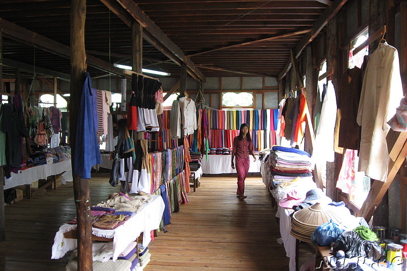 Webstube in In Phaw Khone, Inle Lake, Myanmar