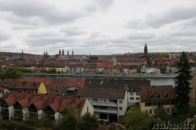 Weinwanderweg in Würzburg, Bayern