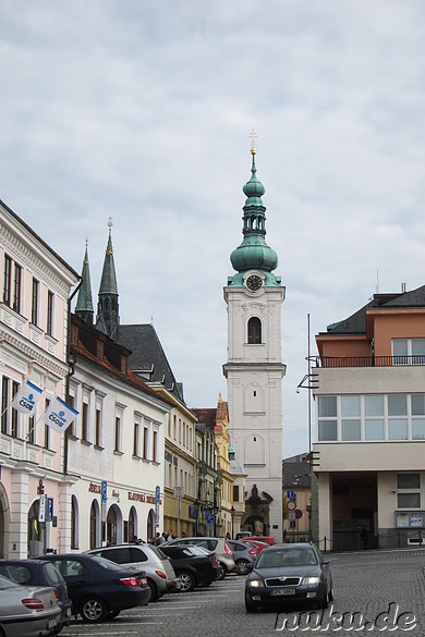 Weißer Turm in Klatovy, Tschechien