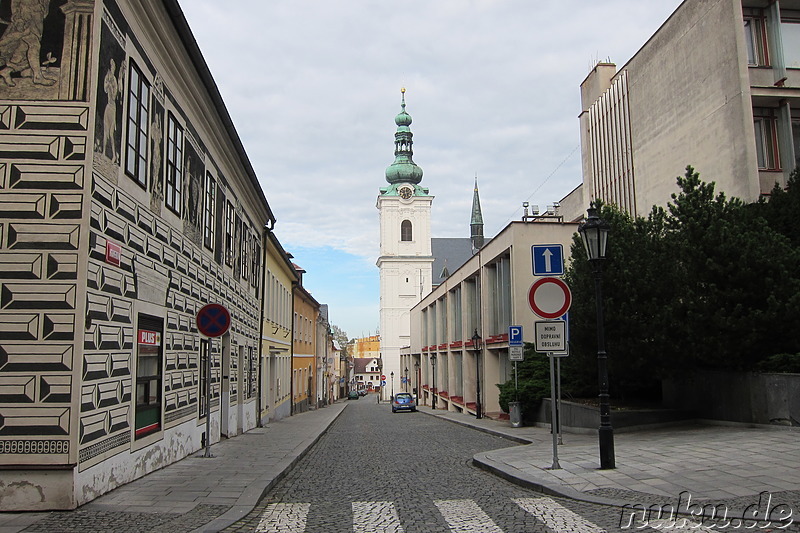 Weißer Turm in Klatovy, Tschechien